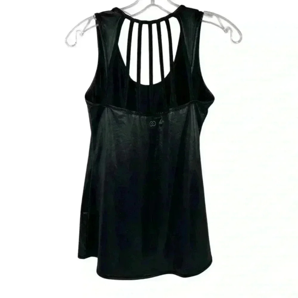 Calia by Carrie Underwood Women's Black Strappy Tank Top Size‎ S